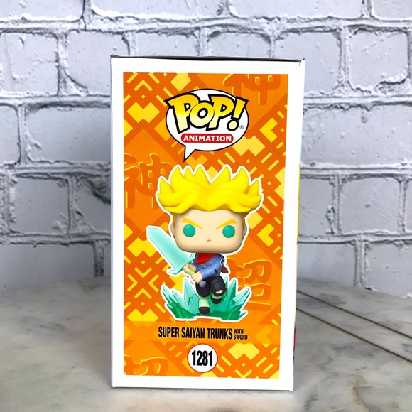 Funko Pop Dragon Ball Super Super Saiyan Trunks With Sword #1281 Vinyl Figure - Picture 6 of 7